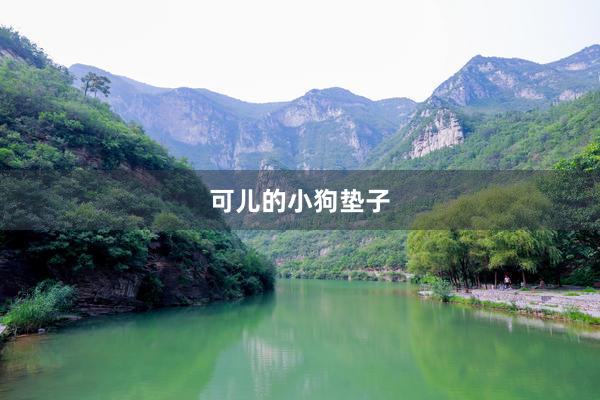 可儿的小狗垫子